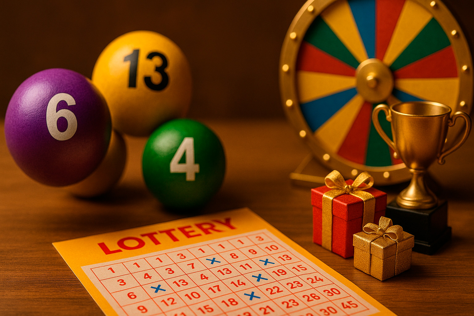 Illustration for lottery information